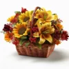 sunflower basket