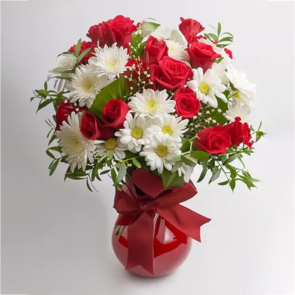 Red, White And You Bouquet