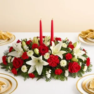 Traditional Christmas Centerpiece